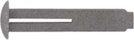 Wedge Key,
tiny, straight head, slotted for capture pin, 
wax cast steel